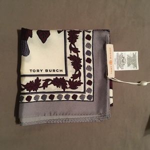 Tory Burch Silk Neckerchief Scarf
